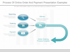 Process Of Online Order And Payment Presentation Examples Process Of Online Order And Payment Presentation Examples