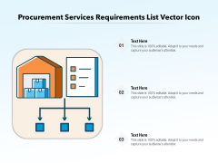 Procurement Services Requirements List Vector Icon Ppt PowerPoint Presentation Outline Graphic Tips PDF Procurement Services Requirements List Vector Icon Ppt PowerPoint Presentation Outline Graphic Tips PDF