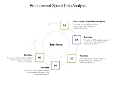 Procurement Spend Data Analysis Ppt PowerPoint Presentation Gallery Sample Cpb Pdf