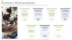Procurement Vendor Companys Enhanced Features Ppt Slides Graphics Example PDF