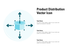 Product Distribution Vector Icon Ppt PowerPoint Presentation Inspiration Visual Aids