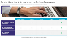 Product Feedback Survey Based On Business Parameters Rules PDF