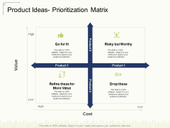 Product Ideas Prioritization Matrix Ppt Outline Professional PDF Product Ideas Prioritization Matrix Ppt Outline Professional PDF