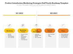 Product Introduction Marketing Strategies Half Yearly Roadmap Template Themes Product Introduction Marketing Strategies Half Yearly Roadmap Template Themes
