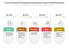 Product Introduction Strategy Quarterly Roadmap Template For Mobile Application Summary Product Introduction Strategy Quarterly Roadmap Template For Mobile Application Summary