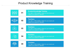 Product Knowledge Training Ppt PowerPoint Presentation Show Slides Cpb