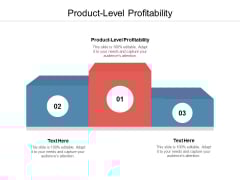 Product Level Profitability Ppt PowerPoint Presentation Inspiration Examples Cpb Product Level Profitability Ppt PowerPoint Presentation Inspiration Examples Cpb