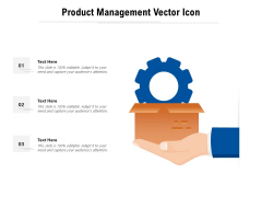 Product Management Vector Icon Ppt PowerPoint Presentation Ideas Layout PDF