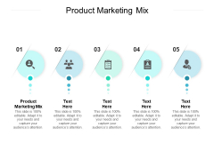 Product Marketing Mix Ppt PowerPoint Presentation Gallery Grid Cpb