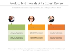 Product Testimonials With Expert Review Ppt Slides Product Testimonials With Expert Review Ppt Slides