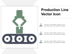 Production Line Vector Icon Ppt PowerPoint Presentation Portfolio Maker