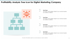 Profitability Analysis Tree Icon For Digital Marketing Company Mockup PDF Profitability Analysis Tree Icon For Digital Marketing Company Mockup PDF