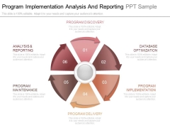 Program Implementation Analysis And Reporting Ppt Sample