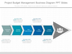 Project Budget Management Business Diagram Ppt Slides