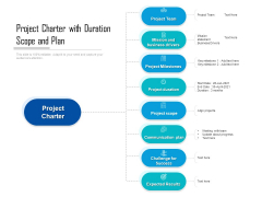 Project Charter With Duration Scope And Plan Ppt PowerPoint Presentation Gallery Slideshow PDF Project Charter With Duration Scope And Plan Ppt PowerPoint Presentation Gallery Slideshow PDF