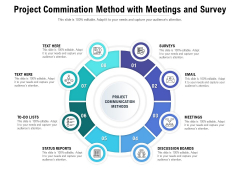 Project Commination Method With Meetings And Survey Ppt PowerPoint Presentation Professional Diagrams PDF Project Commination Method With Meetings And Survey Ppt PowerPoint Presentation Professional Diagrams PDF