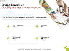 Project Context Of Civil Engineering Project Proposal Ppt Infographic Template Infographic Template PDF Project Context Of Civil Engineering Project Proposal Ppt Infographic Template Infographic Template PDF