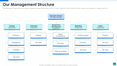 Project Development Expert IT Our Management Structure Ppt PowerPoint Presentation File Skills PDF Project Development Expert IT Our Management Structure Ppt PowerPoint Presentation File Skills PDF