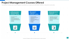 Project Development Expert IT Project Management Courses Offered Ppt PowerPoint Presentation File Designs PDF Project Development Expert IT Project Management Courses Offered Ppt PowerPoint Presentation File Designs PDF