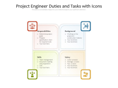 Project Engineer Duties And Tasks With Icons Ppt PowerPoint Presentation Icon Layout Ideas PDF Project Engineer Duties And Tasks With Icons Ppt PowerPoint Presentation Icon Layout Ideas PDF