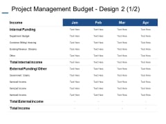 Project Management Budget Design Internal Funding Ppt PowerPoint Presentation Layouts Images Project Management Budget Design Internal Funding Ppt PowerPoint Presentation Layouts Images