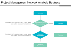 Project Management Network Analysis Business Development Business Management Ppt PowerPoint Presentation Gallery Visuals