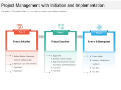 Project Management With Initiation And Implementation Ppt PowerPoint Presentation File Background Designs PDF Project Management With Initiation And Implementation Ppt PowerPoint Presentation File Background Designs PDF