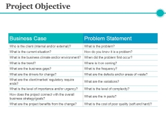 Project Objective Ppt PowerPoint Presentation File Introduction
