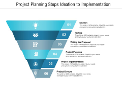 Project Planning Steps Ideation To Implementation Ppt PowerPoint Presentation Slides Professional Project Planning Steps Ideation To Implementation Ppt PowerPoint Presentation Slides Professional