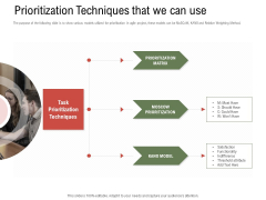 Project Tasks Priority Analysis Prioritization Techniques That We Can Use Ppt Layouts Background Images PDF Project Tasks Priority Analysis Prioritization Techniques That We Can Use Ppt Layouts Background Images PDF