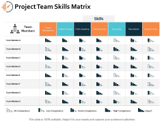 Project Team Skills Matrix Ppt PowerPoint Presentation Styles Example Introduction