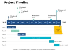 Project Timeline Ppt PowerPoint Presentation Pictures Deck