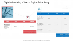 Promotion Strategy Outlining And Design Proposal Template Digital Advertising Search Engine Advertising Guidelines PDF Promotion Strategy Outlining And Design Proposal Template Digital Advertising Search Engine Advertising Guidelines PDF