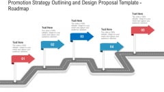 Promotion Strategy Outlining And Design Proposal Template Roadmap Mockup PDF Promotion Strategy Outlining And Design Proposal Template Roadmap Mockup PDF