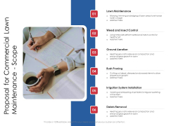 Proposal For Commercial Lawn Maintenance Scope Ppt Summary Layout Ideas PDF Proposal For Commercial Lawn Maintenance Scope Ppt Summary Layout Ideas PDF