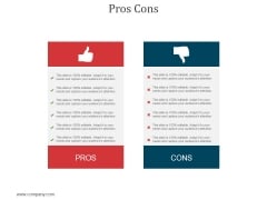 pros and cons slide geeks pros and cons template ppt