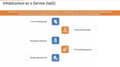 Public Vs Privatized Vs Hybrid Vs Alliance In Cloud Storage Infrastructure As A Service Iaas Formats PDF