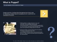 Puppet Tool For Server Configuration Administration What Is Puppet Download PDF Puppet Tool For Server Configuration Administration What Is Puppet Download PDF