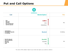 Put And Call Options Ppt PowerPoint Presentation Infographics Elements Put And Call Options Ppt PowerPoint Presentation Infographics Elements