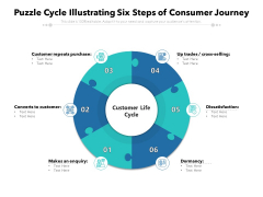 Puzzle Cycle Illustrating Six Steps Of Consumer Journey Ppt PowerPoint Presentation Model Smartart PDF Puzzle Cycle Illustrating Six Steps Of Consumer Journey Ppt PowerPoint Presentation Model Smartart PDF