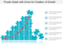Puzzle Graph With Arrow For Creation Of Growth Ppt PowerPoint Presentation Infographics Professional Puzzle Graph With Arrow For Creation Of Growth Ppt PowerPoint Presentation Infographics Professional