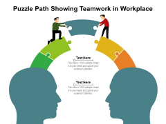 Puzzle Path Showing Teamwork In Workplace Ppt PowerPoint Presentation File Ideas PDF Puzzle Path Showing Teamwork In Workplace Ppt PowerPoint Presentation File Ideas PDF