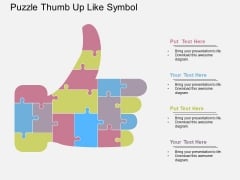 Puzzle Thumb Up Like Symbol Powerpoint Template Puzzle Thumb Up Like Symbol Powerpoint Template