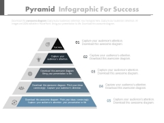 Pyramid Infographics For Marketing Process Powerpoint Slides