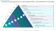 Pyramid Showing Seven Level Organization Development Change Pictures PDF