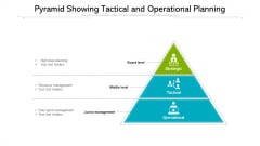 Pyramid Showing Tactical And Operational Planning Ppt PowerPoint Presentation Portfolio Samples PDF Pyramid Showing Tactical And Operational Planning Ppt PowerPoint Presentation Portfolio Samples PDF