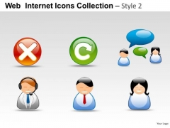 People Web Internet Icons PowerPoint Slides And Ppt Graphics Clipart