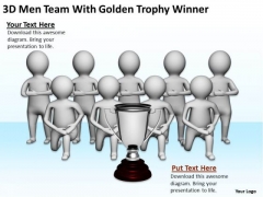Pictures Of Business Men 3d Team With Golden Trophy Winner PowerPoint Slides Pictures Of Business Men 3d Team With Golden Trophy Winner PowerPoint Slides