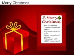 PowerPoint Design Presents Merry Christmas Ppt Backgrounds