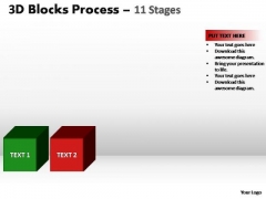 PowerPoint Design Slides Editable Blocks Process Ppt Presentation Designs